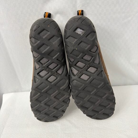 Merrell Jungle Moc Shoes Mens Size 8.5 Brown Nubuck Leather Casual Slip On main image 9